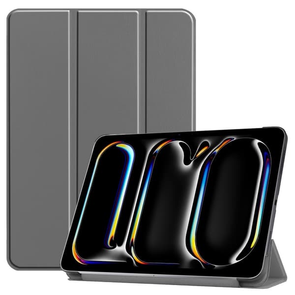 Till iPad Pro 11 (2024) Slim fit tri-fold fodral - Grå