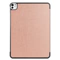 Miniatyrbild 7 av 8: Till iPad Pro 11 (2024) Slim fit tri-fold fodral - RoseGold