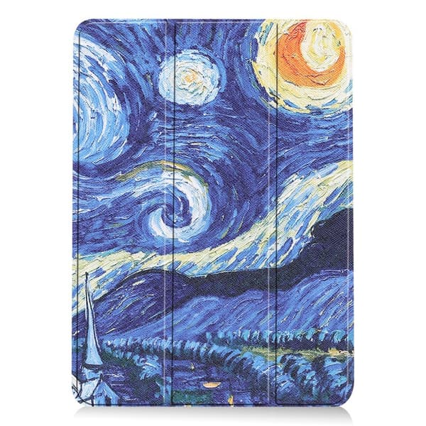 Till iPad Air 11 (2024) Slim fit tri-fold fodral - Painting