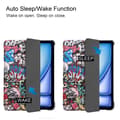 Miniatyrbillede 2 af 8: Til iPad Air 11 (2024) Etui Tre-fold Stativ Tablet Cover - Graffiti