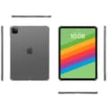 Miniatyrbild 3 av 6: För iPad Pro 13 (2024) Transparent Surfplattfodral TPU Baksidesskydd