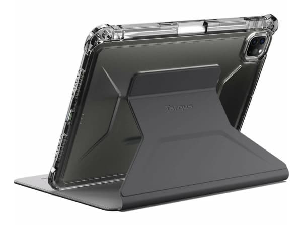 Targus Pro-Tek - Vikbart fodral för surfplatta - termoplastisk polyuretan (TPU) - klar, svart - 11" - för Apple 11-inch iPad Pro (M4)