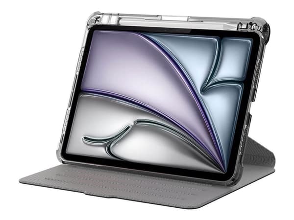 Targus Pro-Tek - Vikbart fodral för surfplatta - termoplastisk polyuretan (TPU) - klar, svart - 11" - för Apple 11-inch iPad Pro (M4)