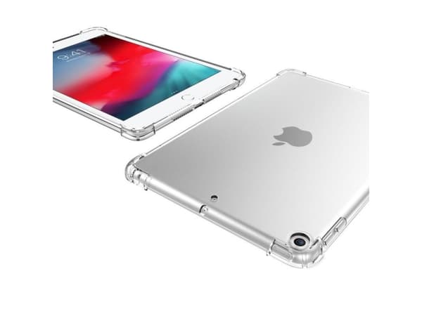 eSTUFF ORLANDO - Baksidesskydd för surfplatta - mjuk - termoplastisk polyuretan (TPU) - klar - för Apple 11-inch iPad Air M2 Wi-Fi, M2 Wi-Fi + Cellul