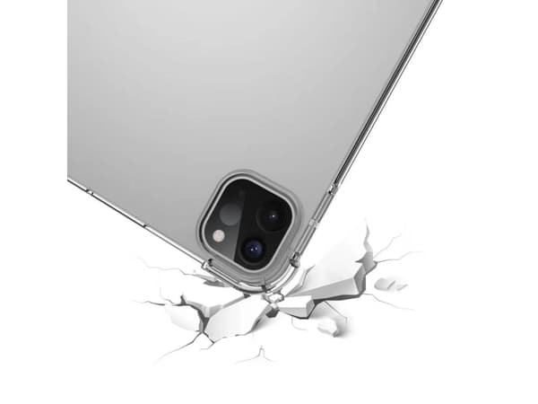 eSTUFF ORLANDO - Baksidedeksel for nettbrett - bløt - termoplast-polyuretan (TPU) - blank - for Apple 13-inch iPad Air M2 Wi-Fi, M2 Wi-Fi + Cellular