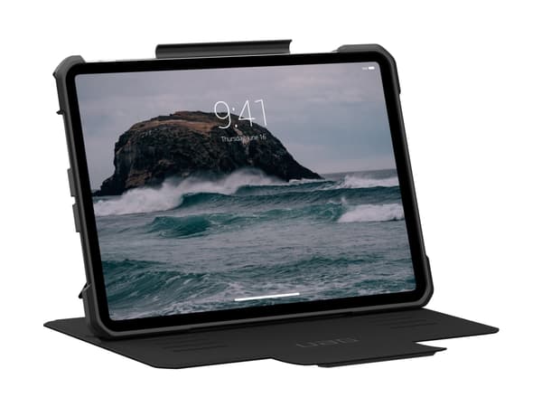 UAG - Vikbart fodral för surfplatta - robust - polyuretan (PU) - svart - för Apple 11-inch iPad Pro M4 Wi-Fi, M4 Wi-Fi + Cellular