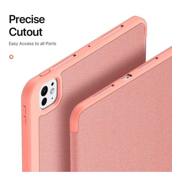 DUX DUCIS Domo iPad Pro 11 (2024) Deksel Trefoldelig - Rosa