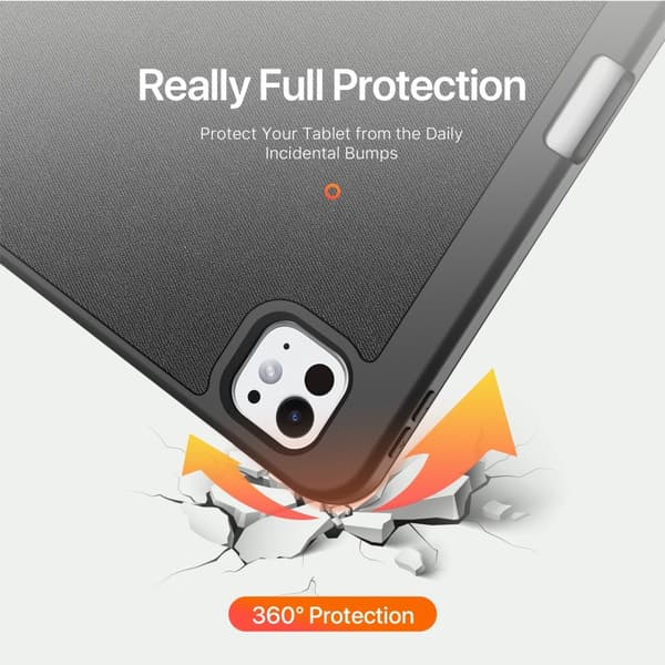 DUX DUCIS Domo iPad Pro 11 (2024) Trefoldet stativ - Sort