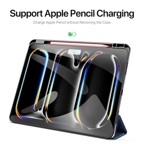 DUX DUCIS Domo iPad Pro 13 (2024) fodral Tri-Fold - Blå