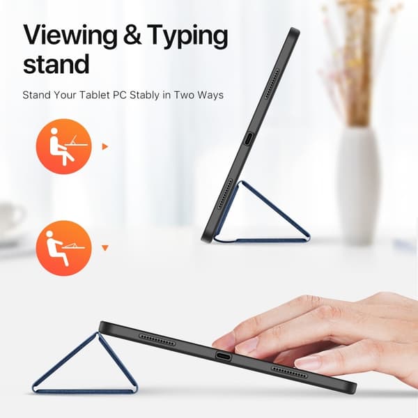 DUX DUCIS Domo iPad Pro 13 (2024) fodral Tri-Fold - Blå