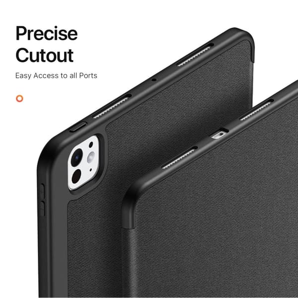 DUX DUCIS Domo iPad Pro 13 (2024) fodral Tri-Fold - Svart