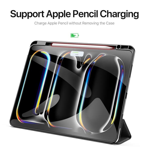 DUX DUCIS Domo iPad Pro 13 (2024) fodral Tri-Fold - Svart