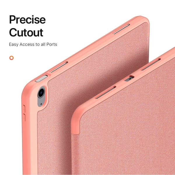 DUX DUCIS Domo iPad Air 13 (2024) Deksel Trefoldelig - Rosa