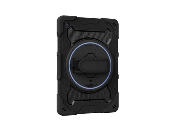 Mobeen GP-FPX216AECBW - Baksidesskydd för surfplatta - robust - 360° - svart - för Galaxy Tab A9+