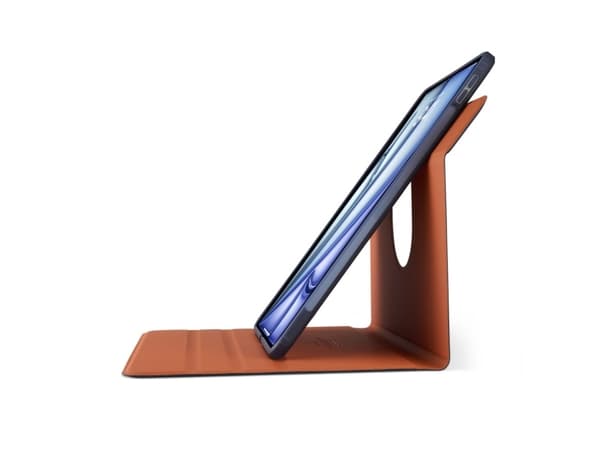 Etui na tablet Pipetto Pipetto Origami No5 Rotating Folio Case, dark blue - iPad Air 11 (2024) / iPad Air 10.9 (2022/2020)