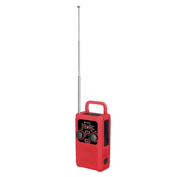 FM/AM/WB/WBAL Radio Håndsving 5000mAh solar lommelygte SOS