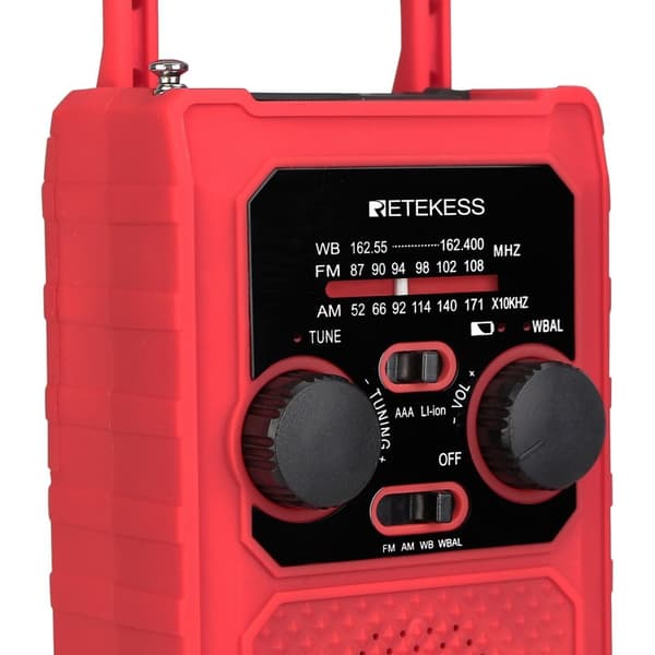 FM/AM/WB/WBAL Radio Håndsving 5000mAh solar lommelygte SOS
