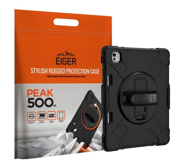 Eiger Peak 500m deksel iPad Pro 13'' (2024) svart
