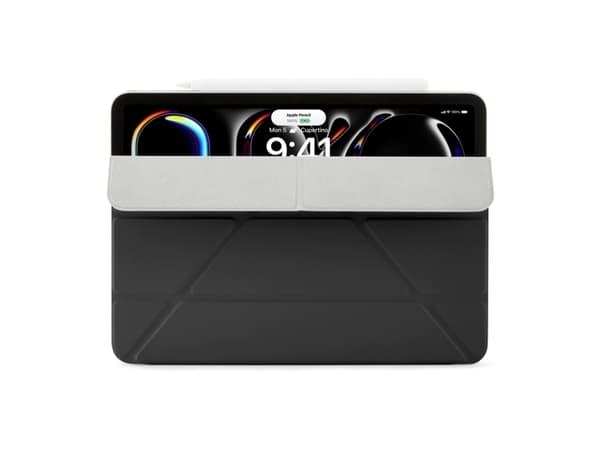 Pipetto iPad Pro 13 (2024) Origami No4 Folio Case - Juodas