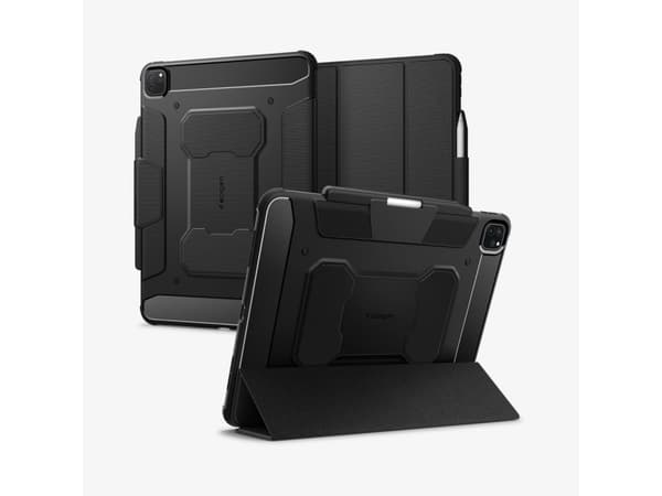 Spigen Rugged Armor Pro iPad Pro 13-inch Case Black, Folio, Apple, iPad Pro 13-inch (2024), 33 cm (13")