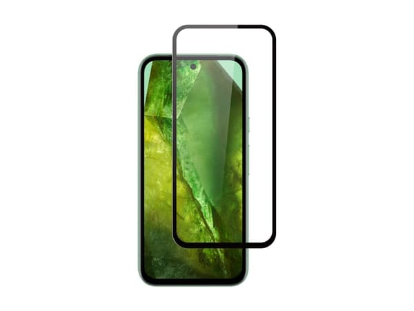 Screenor Premium - Skjermbeskyttelse for mobiltelefon - glass - rammefarge svart - for Google Pixel 8a