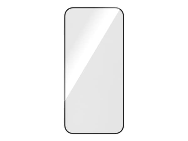 PanzerGlass Re:fresh - Skjermbeskyttelse for mobiltelefon - ultravid passform med EasyAligner - glass - rammefarge svart - for Apple iPhone 15 Plus