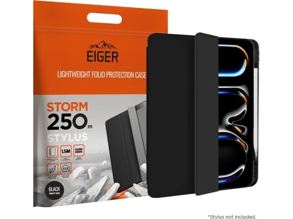 Eiger Eiger Storm 250m Stylus iPad Pro 11'' (2024) nettbrettetui svart