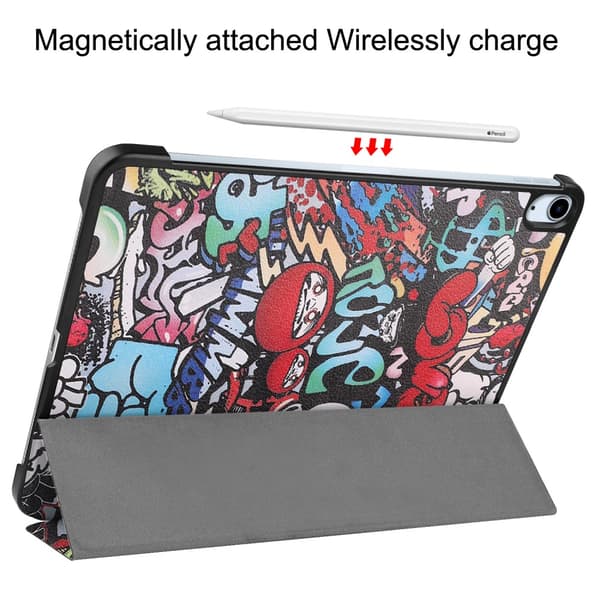 iPad Air 11 6th Gen (2024) Fodral Tri-fold Graffiti