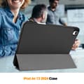 Miniatyrbild 8 av 10: iPad Air 13 1st Gen (2024) Fodral Tri-Fold Med Pencil-hållare Svart