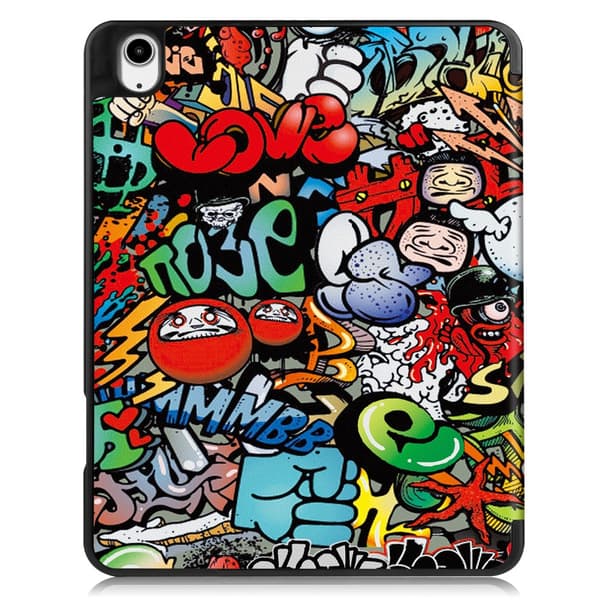 iPad Air 13 1st Gen (2024) Fodral Tri-fold Graffiti