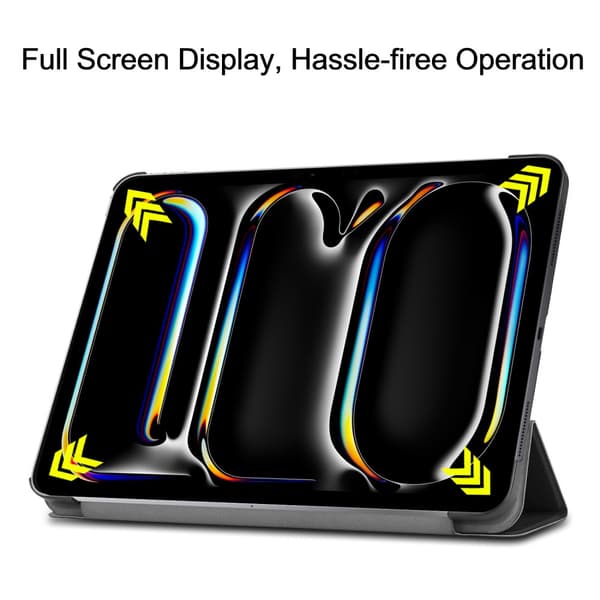 iPad Pro 13 7th Gen (2024) Fodral Tri-fold Svart