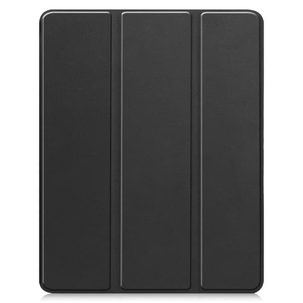 iPad Pro 13 7th Gen (2024) Fodral Tri-Fold Med Pencil-hållare Svart