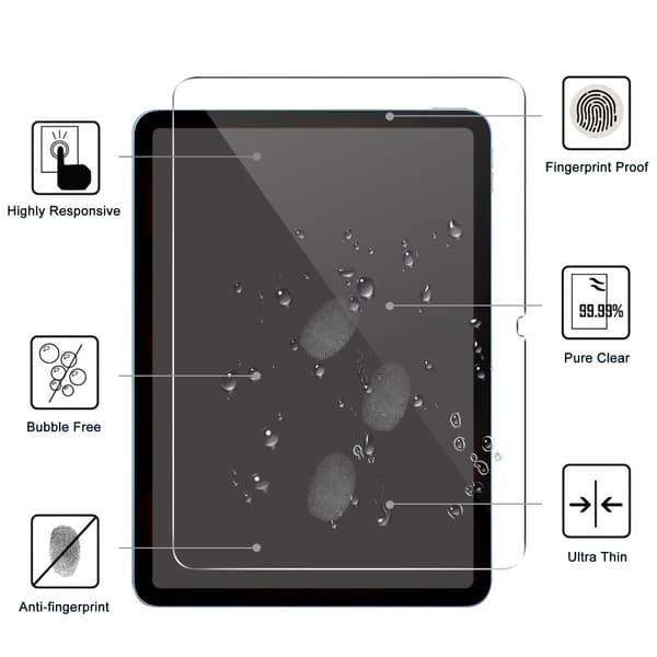 iPad Air 13 1st Gen (2024) Skärmskydd Härdat Glas 0.3mm