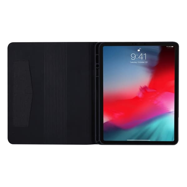 Til iPad Air 13 (2024) Tabletetui Dækstofstruktur - Sort