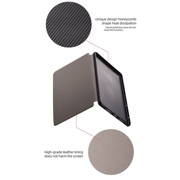 Til iPad Pro 11 (2024) Cover Flip Stativ Smart Tablet Cover - Hvid Blomsterbusk