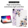 Miniatyrbild 5 av 7: Till iPad Pro 11 (2024) Fodral Flip Stativ Smart Surfplattefodral - Peony