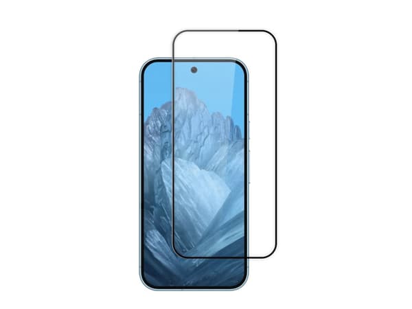 Screenor Premium - Skjermbeskyttelse for mobiltelefon - glass - rammefarge svart - for Google Pixel 9, 9 Pro
