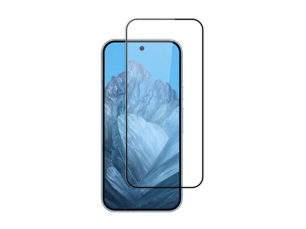 Screenor Premium - Skjermbeskyttelse for mobiltelefon - glass - rammefarge svart - for Google Pixel 9, 9 Pro