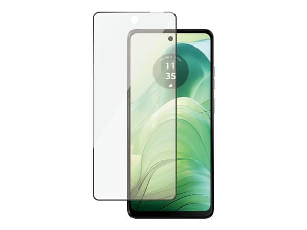 SAFE. by PanzerGlass - Skjermbeskyttelse for mobiltelefon - ultrabred passform - glass - rammefarge svart - for Motorola Moto G04, G24, G24 Power