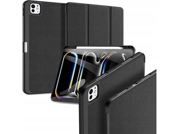 Dux Ducis nettbrettetui DUX DUCIS DOMO etui sammenleggbart med plass til en pekepenn for iPad Pro 11 (2024) sort