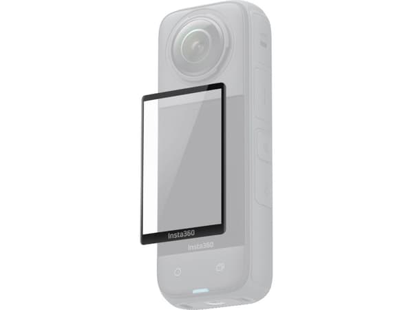 Insta360 - Skjermbeskyttelse for handlingskamera - glass - rammefarge svart - for Insta360 X4