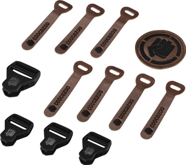 Coocazoo utbytbara element Läder Svart Melange (138808)