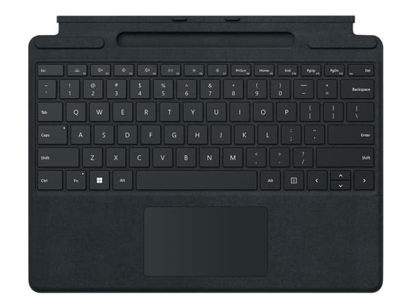 Microsoft Surface Pro Signature Keyboard - Tastatur - med styreplate, akselerometer, lagrings- og ladebakke for Surface Slim Pen 2 - QWERTZ - Tysk/Øs