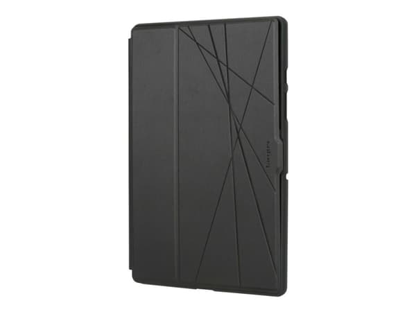 Targus Click-In - Vikbart fodral för surfplatta - termoplastisk polyuretan (TPU) - svart - 10.5" - för Samsung Galaxy Tab A8