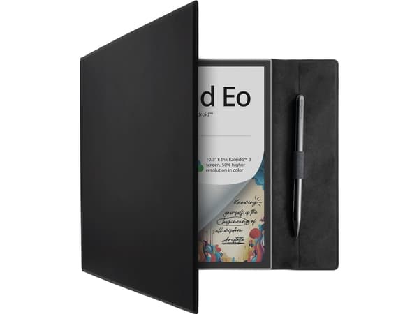 PocketBook FL-1042-BK-WW, Folio, Svart, Pocketbook, 26,2 cm (10.3"), Mikrofiber, Plast, Polykarbonat, Polyuretan (PU), PocketBook InkPad Eo