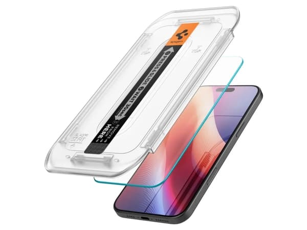 Spigen GLAS.tR EZ Fit - Matkapuhelimen näytönsuoja - lasi