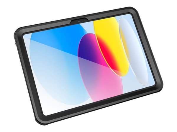 4smarts Active Pro Stark - Beskyttende vanntett eske for nettbrett - robust - termoplast-polyuretan (TPU), polykarbonat, gummi - svart, gjennomsiktig