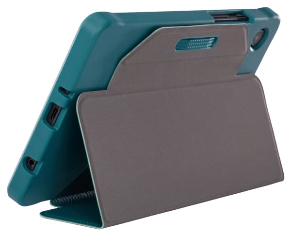 Case Logic SnapView - Lommebok for nettbrett - termoplast-polyuretan (TPU), polyuretan - patina blue - for Samsung Galaxy Tab A9