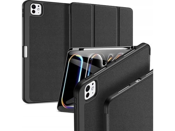 Dux Ducis nettbrettetui DUX DUCIS DOMO sammenleggbart etui med plass til en pekepenn for iPad Pro 13 (2024) sort