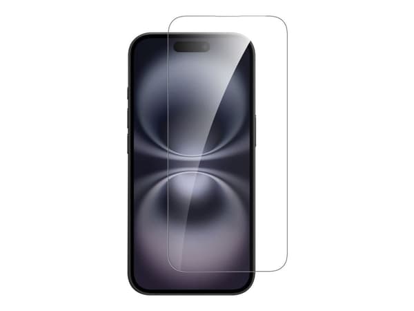 GRE8T - Skjermbeskyttelse for mobiltelefon - glass - blank - for Apple iPhone 16 Pro Max